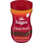 Folgers Classic Roast Instant Coffee, 8oz