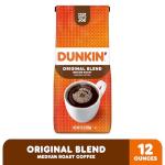 Dunkin' Original Blend Medium Roast Coffee, 12oz