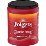 Folgers Classic Medium Roast Ground Coffee, 9.6 oz