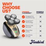 Freebird FlexSeries Cordless Electric Shaver for Men