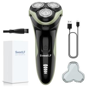 SweetLF Waterproof Electric Razor with Pop-Up Trimmer