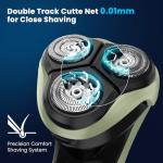 SweetLF Waterproof Electric Razor with Pop-Up Trimmer