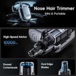 Yoose Rechargeable Waterproof Nose Hair Trimmer