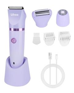 Ufree Waterproof Bikini Trimmer for Women, Purple