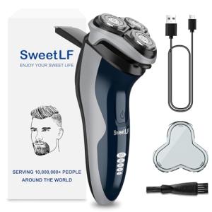 SweetLF Waterproof Electric Razor with Trimmer