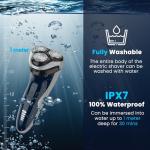 SweetLF Waterproof Electric Razor with Trimmer