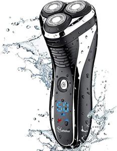 Hatteker Cordless Waterproof Rotary Electric Shaver
