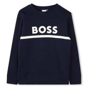 BOSS Kids Large Logo Sweat Baby Grey