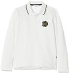 BOSS Boys' White Long Sleeve Polo Shirt