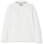 BOSS Boys' White Long Sleeve Polo Shirt