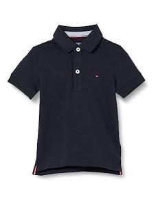 Tommy Hilfiger Boys' Organic Cotton Polo, Blue