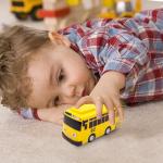Luxury 5-Piece Friction Bus Toy Set