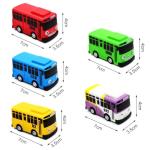 NIEEKRUN Mini Bus & Car Set for Toddlers
