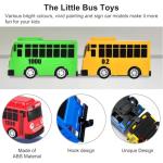 NIEEKRUN Mini Bus & Car Set for Toddlers