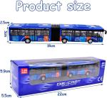 Pull-Back City Bus Toy with Lights & Sounds