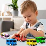 NyaSaa Pull-Back Toy School Bus Set