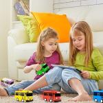 Luxury Pull-Back School Bus Toy Set - 5PCS