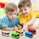 NIEEKRUN Mini Bus & Car Set for Toddlers