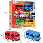 Luxury Friction-Powered Bus Toy Truck Set