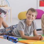 Pull-Back City Bus Toy with Lights & Sounds