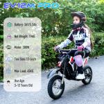 EV12M Pro Electric Kids Motorcycle with Bluetooth