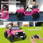 Luxury 24V Pink Electric Ride-On Car for Kids