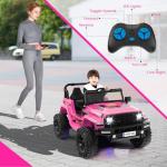Luxury 24V Pink Electric Ride-On Car for Kids
