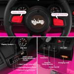 Luxury 24V Pink Electric Ride-On Car for Kids