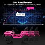Luxury 24V Pink Electric Ride-On Car for Kids