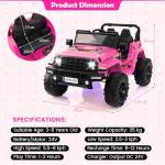Luxury 24V Pink Electric Ride-On Car for Kids