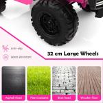 Luxury 24V Pink Electric Ride-On Car for Kids