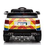 Luxury Electric Police Car for Kids Ages 3-6