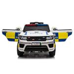 Luxury Electric Police Car for Kids Ages 3-6
