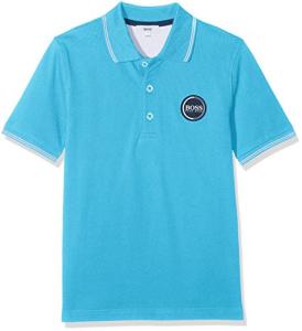 BOSS Turquoise Polo Shirt for Girls, 16 Years