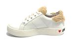 Love Moschino White Gymnastics Shoes for Girls