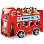 Double Decker London Bus Toy with Figurines