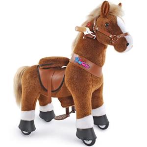 Luxury PonyCycle Ride-On Plush Horse Toy
