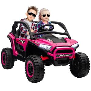 Pink Electric Ride-On Truck with Remote Control