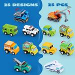 Deluxe 25-Piece Pull Back City Vehicle Set