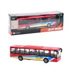 Luxury Die-Cast Pull-Back School Bus for Kids