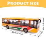 Luxury Die-Cast Yellow School Bus for Kids