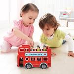 Double Decker London Bus Toy with Figurines