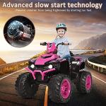 Kids Electric Quad Bike with Bluetooth and Lights
