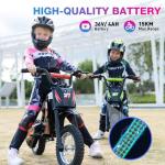 RCB R9X Electric Motorcycle for Kids 6-12 Years