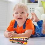 Luxury Die-Cast Yellow School Bus for Kids