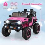 Maxmass 24V Electric UTV for Kids - Pink