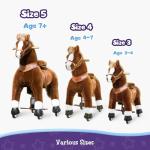 Luxury PonyCycle Ride-On Plush Horse Toy