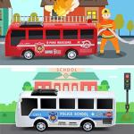 Tuko 4-Piece Play Vehicle Set for Ages 3+