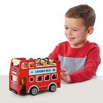 Double Decker London Bus Toy with Figurines