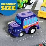Deluxe 25-Piece Pull Back City Vehicle Set